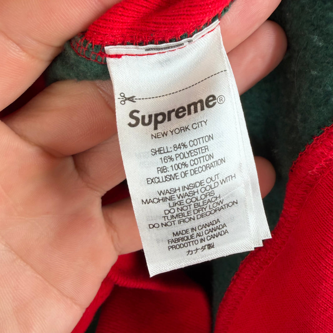 Supreme Color Block Box Logo Hoodie