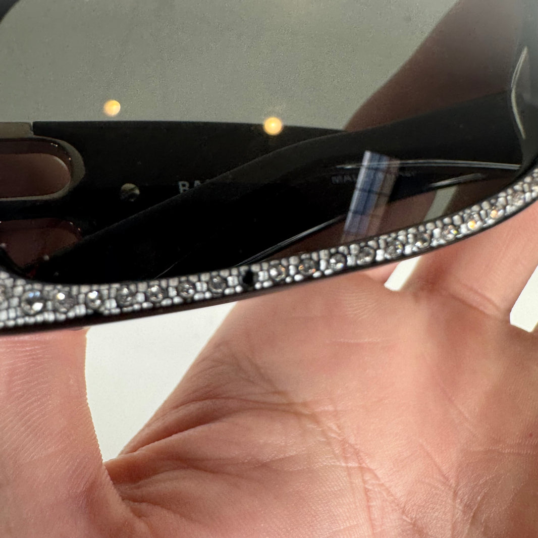 Balenciaga BB0096S Rhinestone Sunglasses