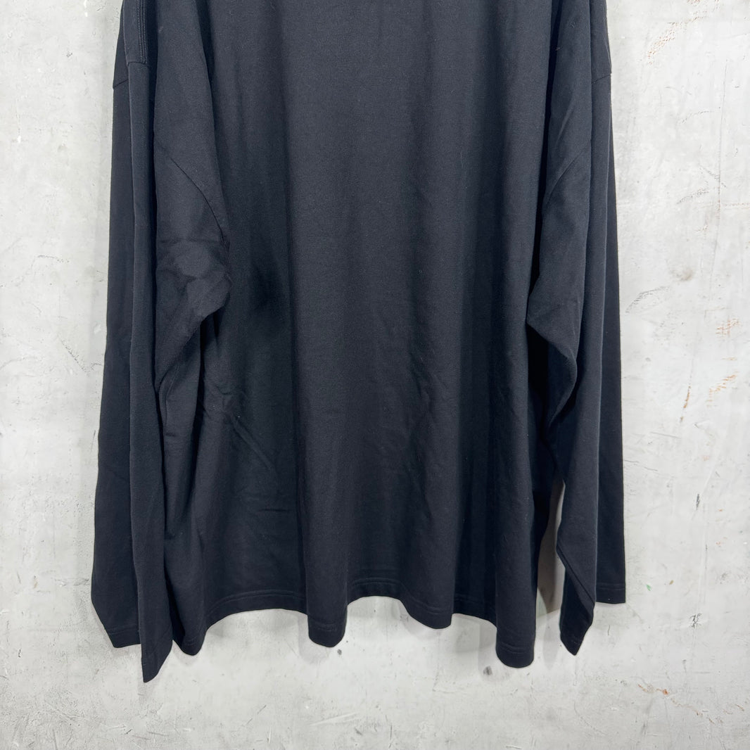 Balenciaga Black Mockneck L/S T-Shirt