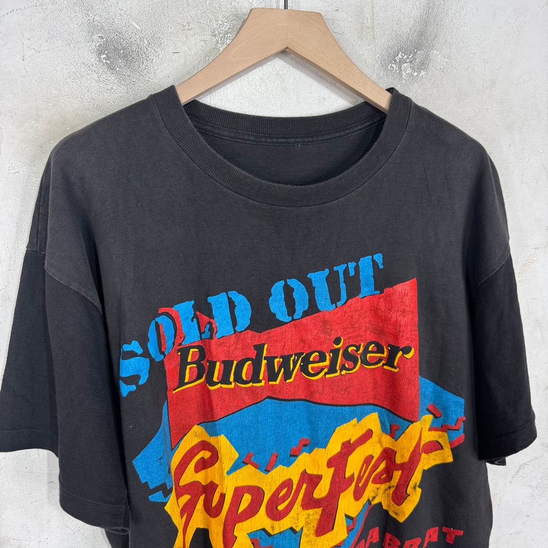 Vintage Budweiser Superfest Rap T-Shirt