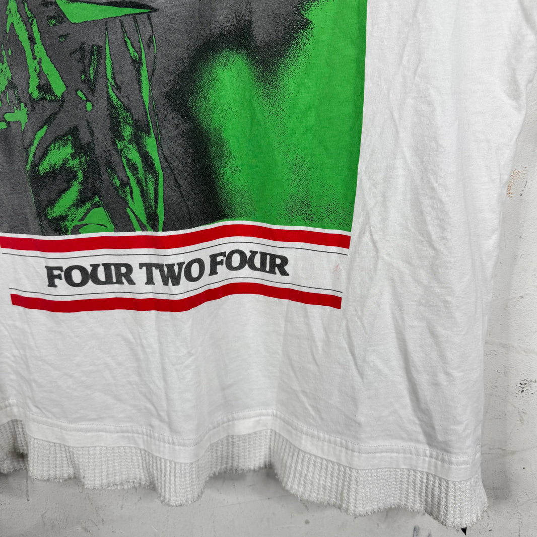 424 Bob Marley Layered Henley Tank Top
