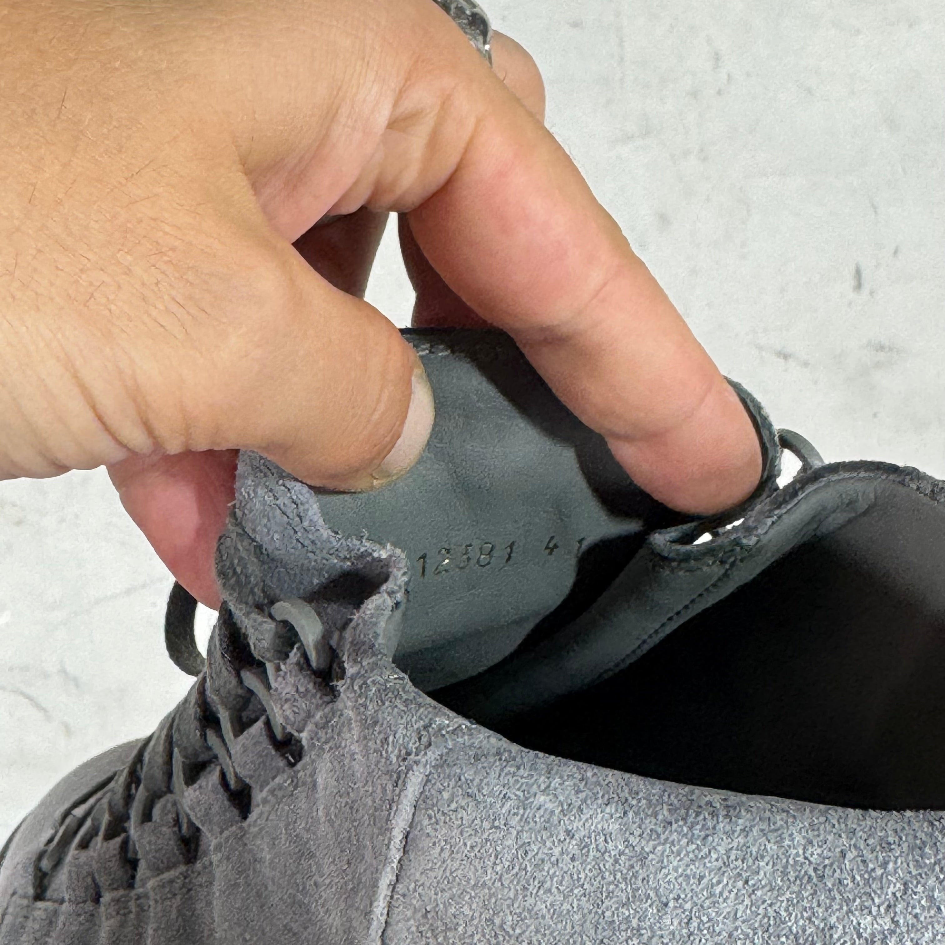 Balenciaga Grey Suede Arena Highs – www.Lukes.store