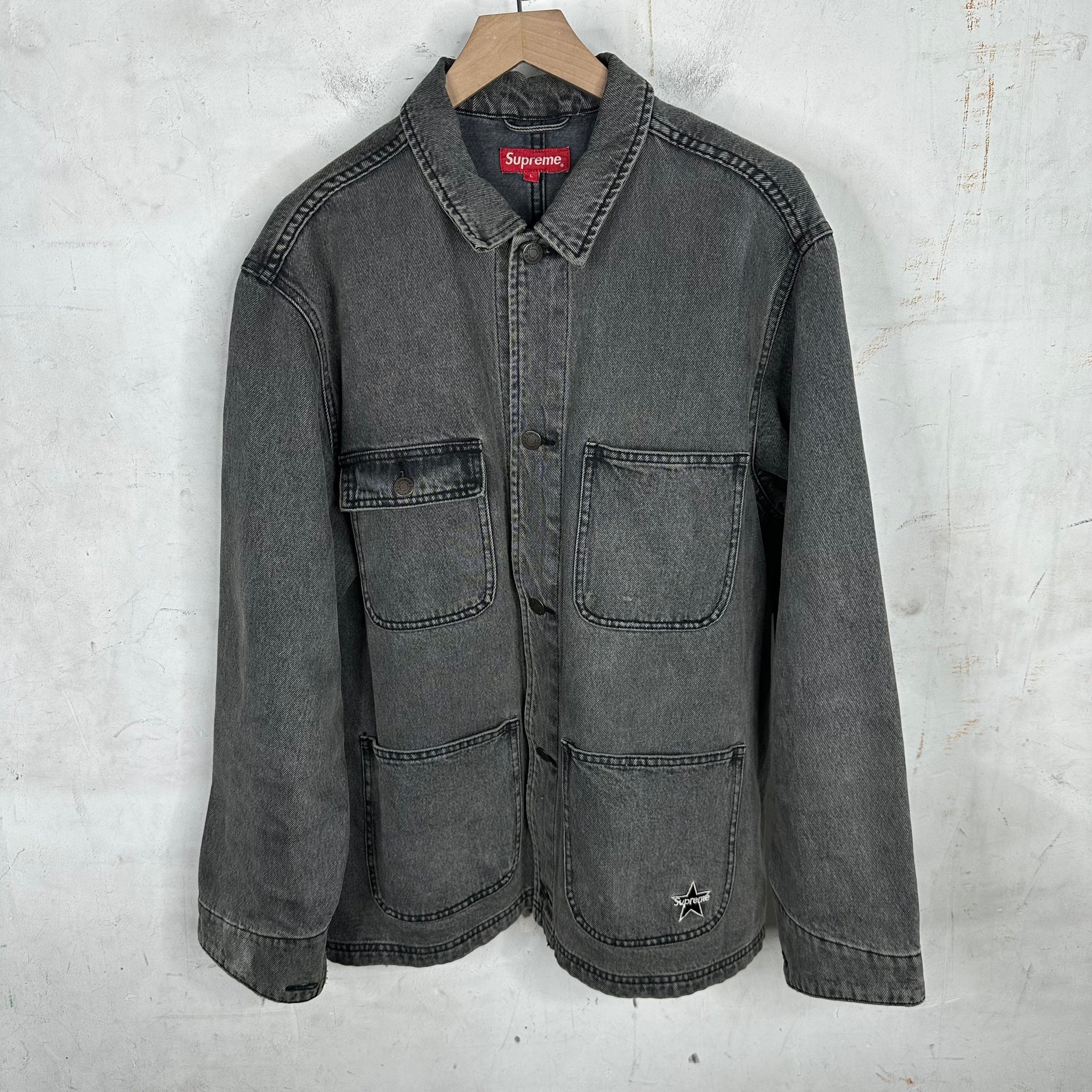 Supreme Faded Pocketed Chore Jacket