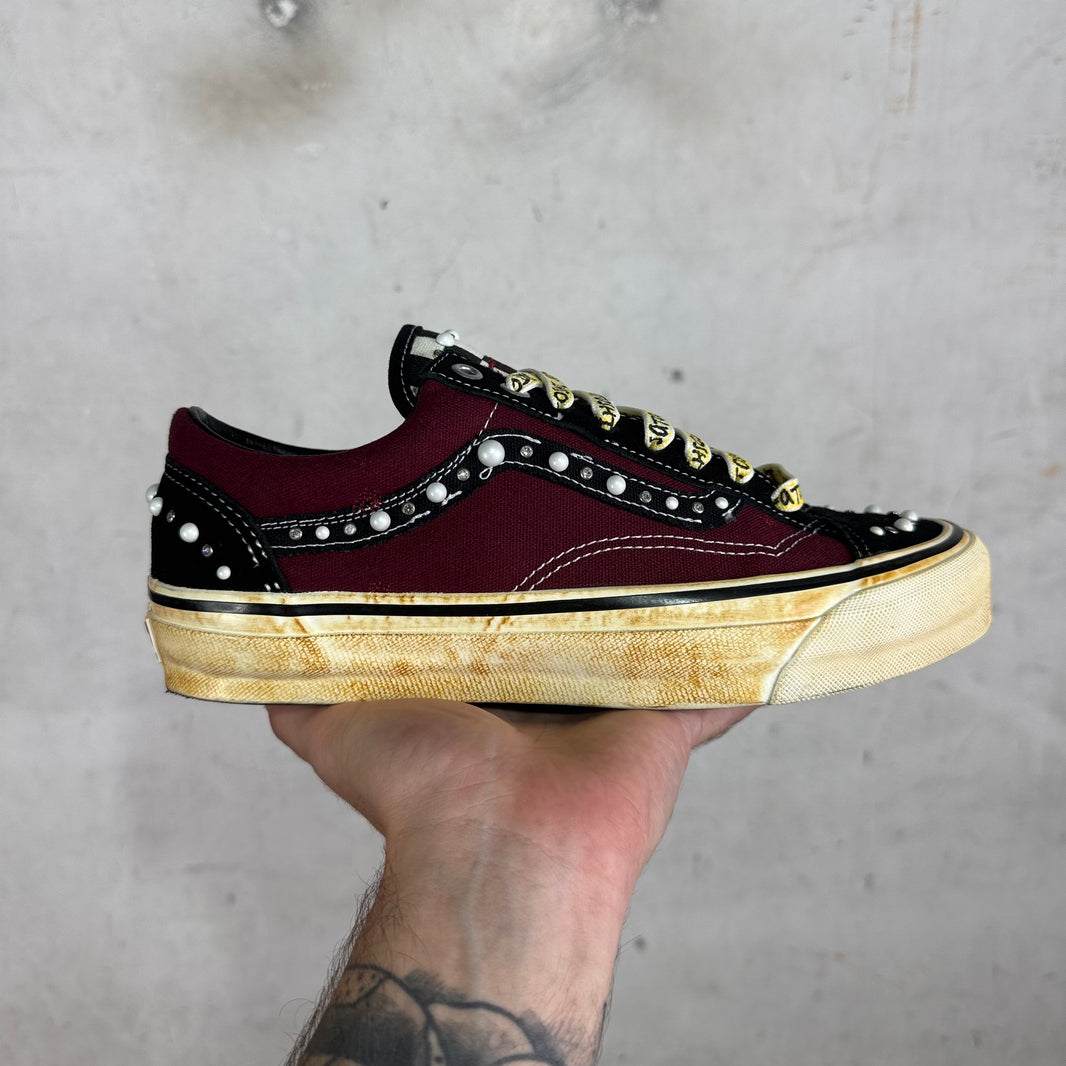 Vans x Satoshi Burgundy Pearlized Old Skools