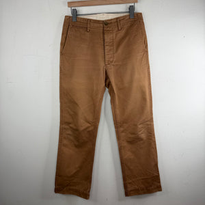 Visvim Brown Buckleback Trousers