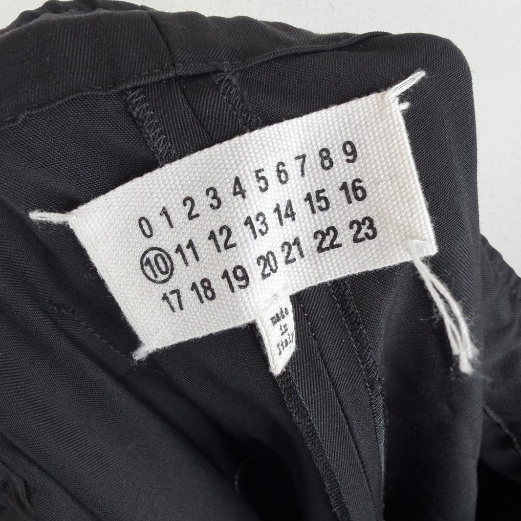 Margiela Black Striped Trousers