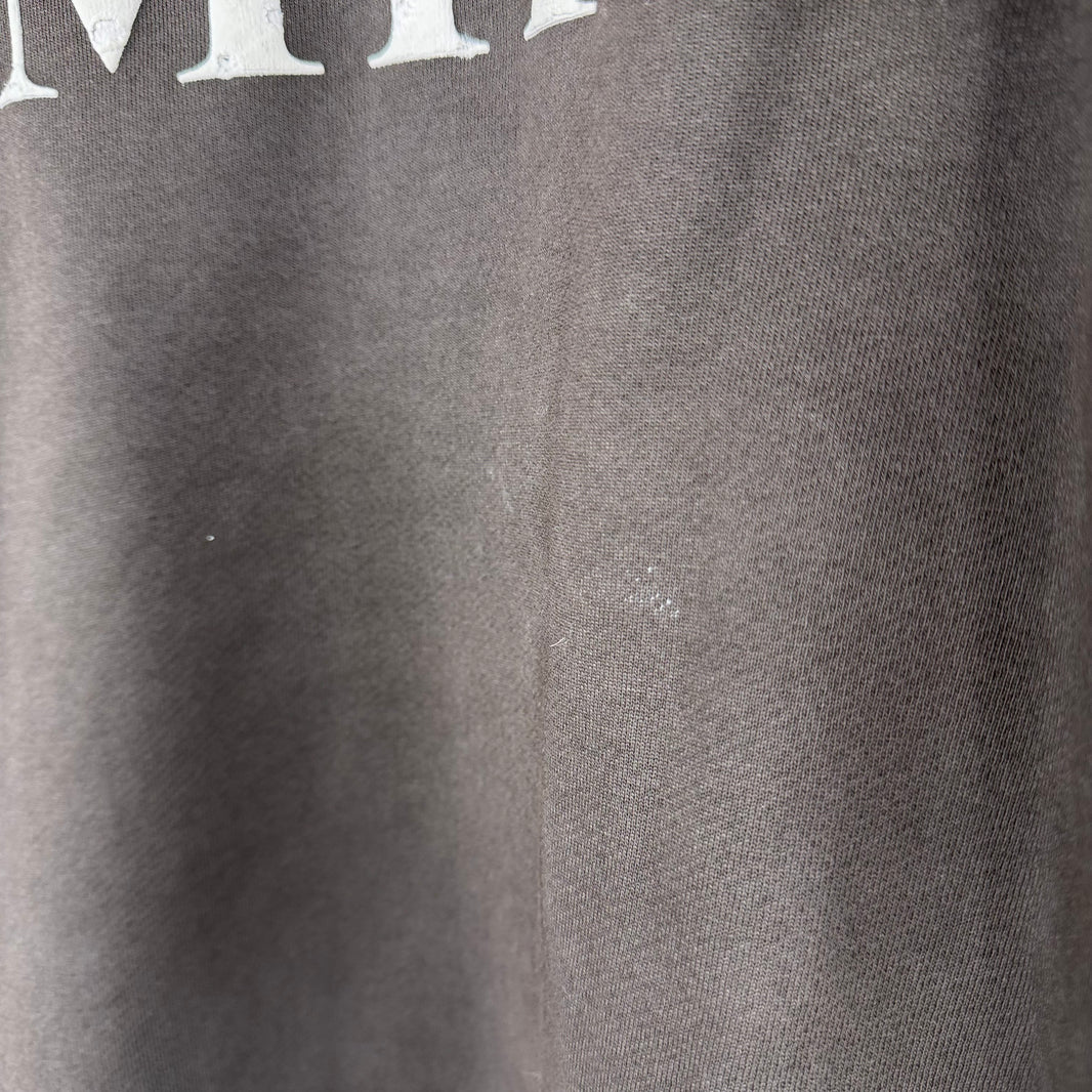 Amiri Distressed Puff Print Logo Hoodie