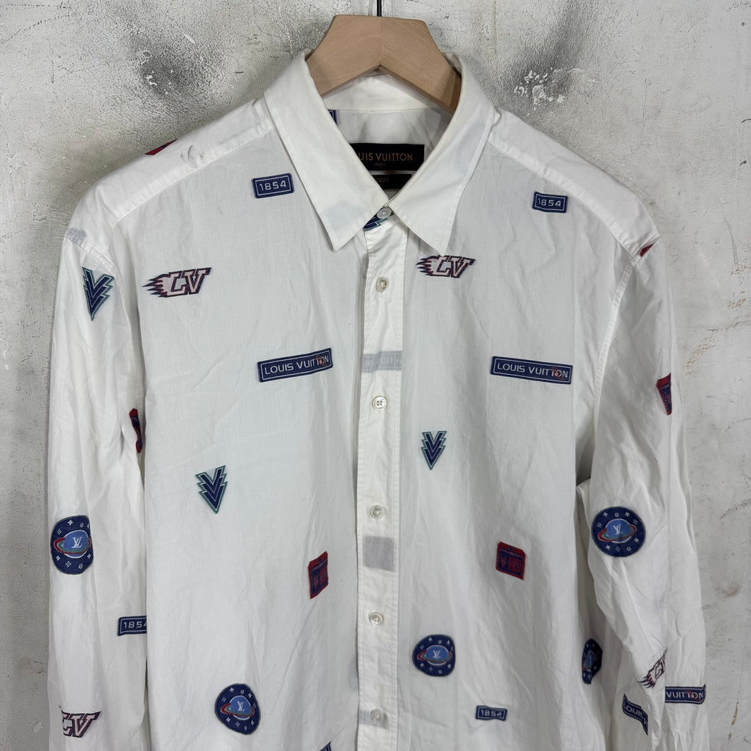 Louis Vuitton Woven Emblem LS Shirt