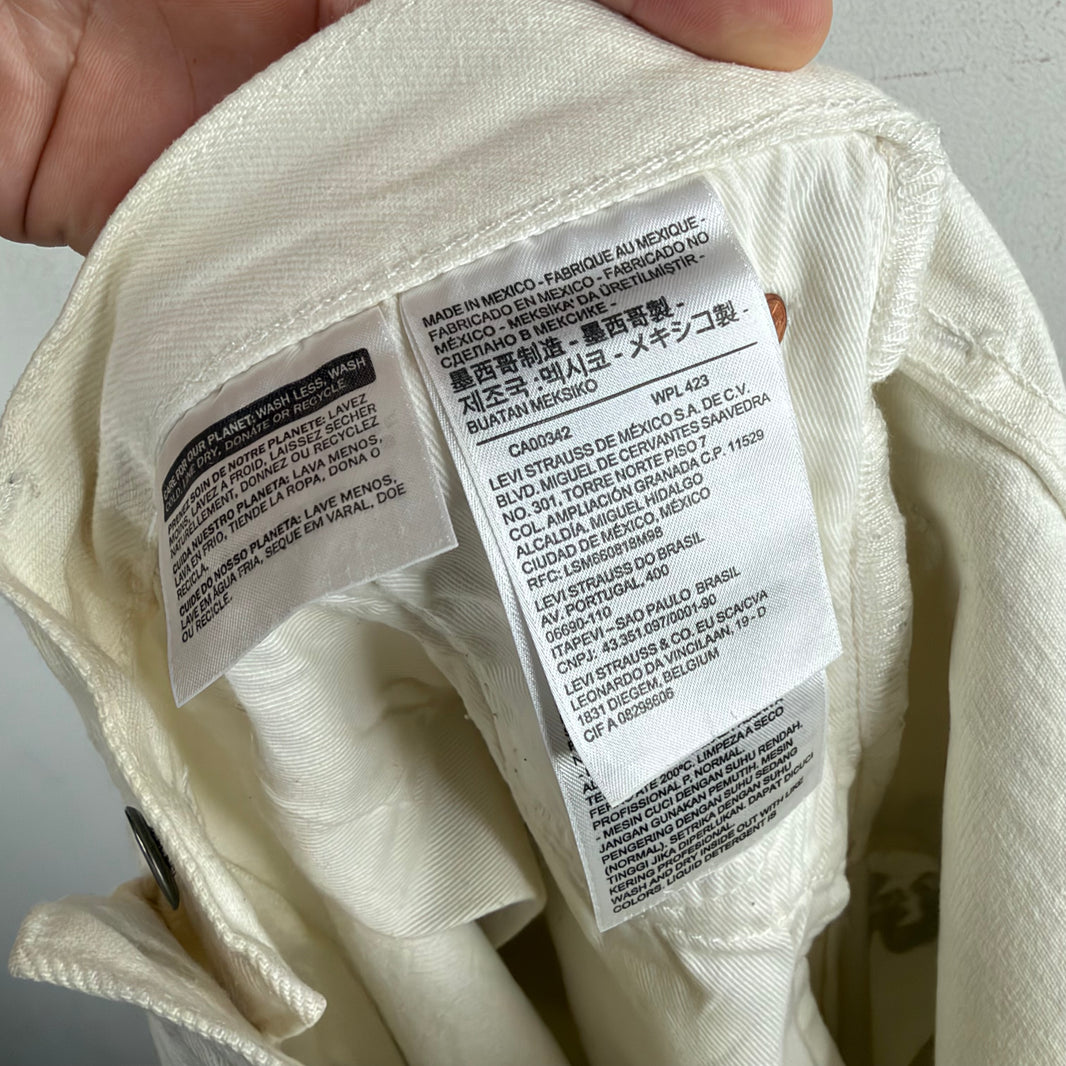 Denim Tears Levi's 501 White Wreath Jeans
