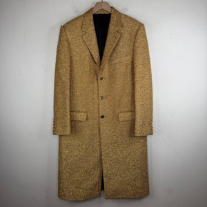 Celine Gold Metallic Tweed Coat