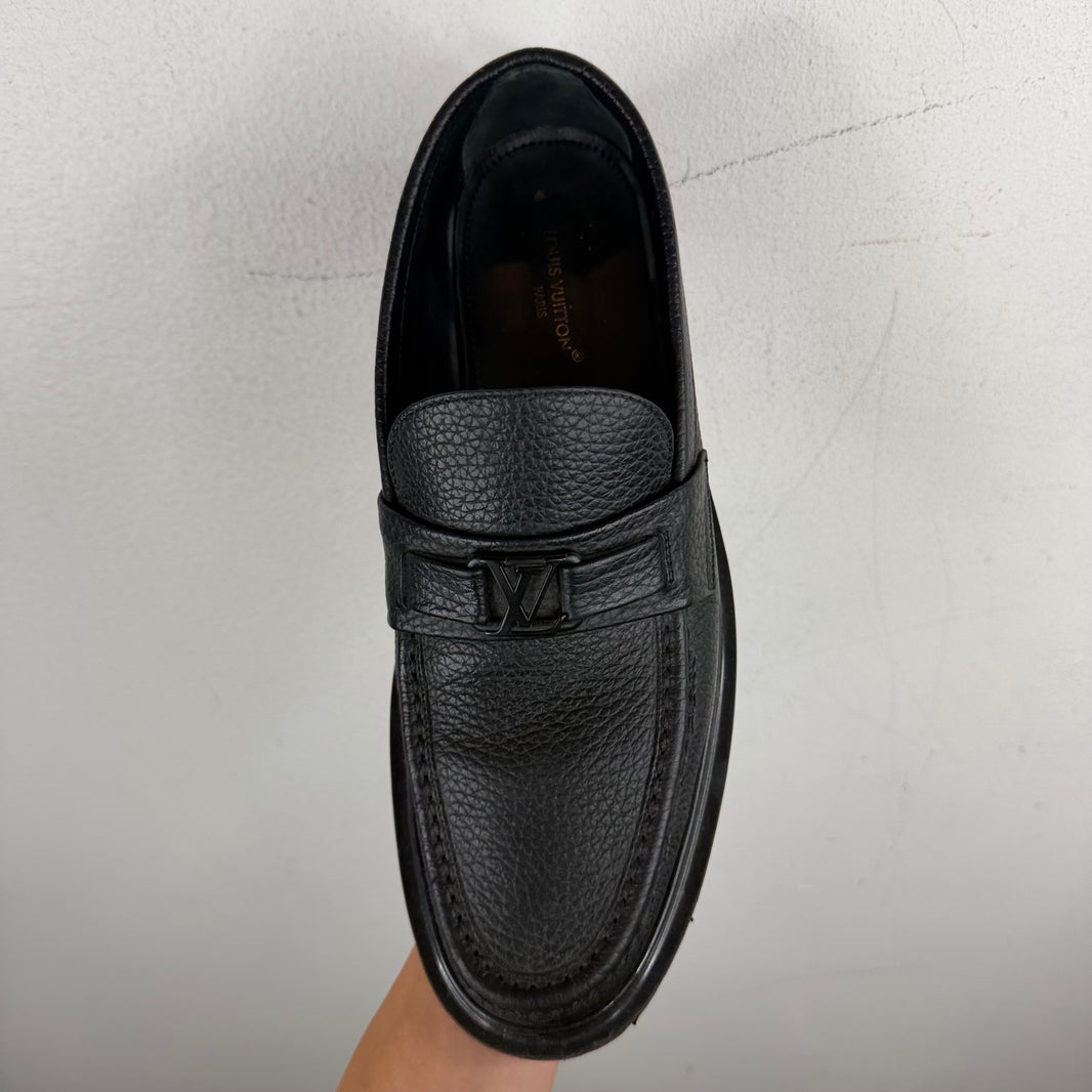 Louis Vuitton Tumbled Leather Loafers
