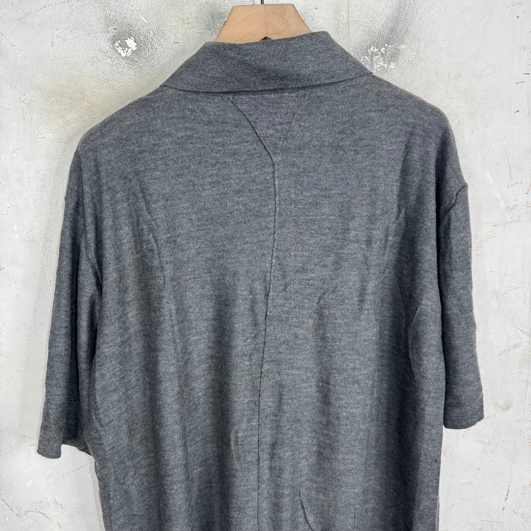 Bottega Veneta Triangular Knit S/S Polo