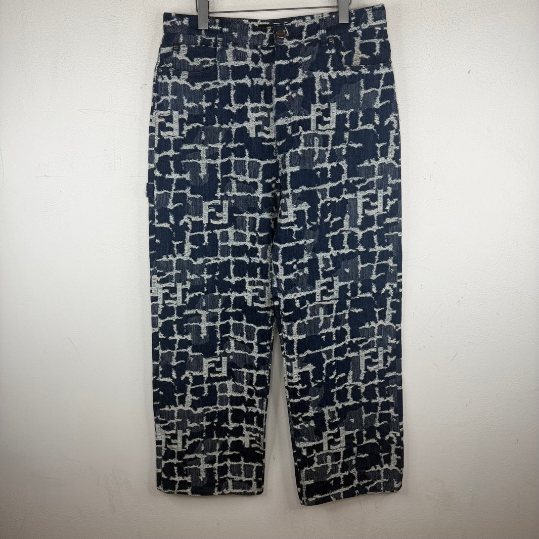 Fendi Monogram Carpenter Jeans