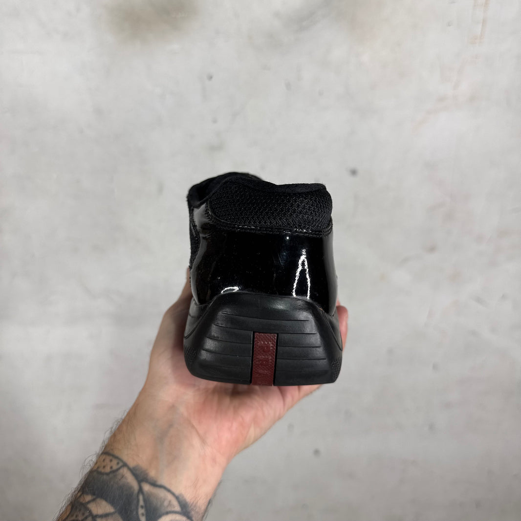 Prada Black Patent America Cups