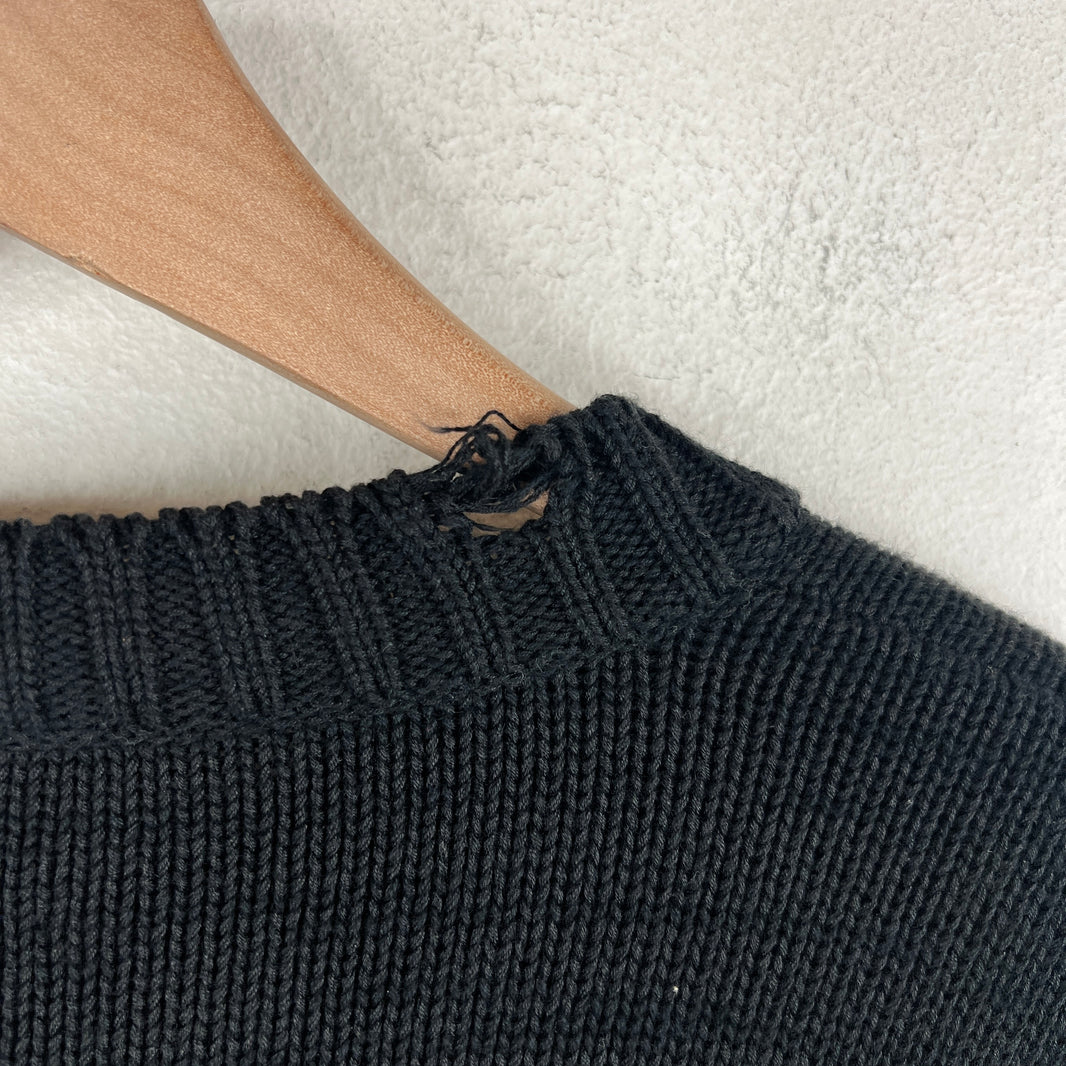Kapital Patchwork Sleeve Knit Sweater