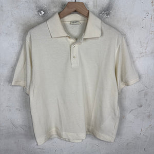 Saint Laurent Logo Cropped Polo