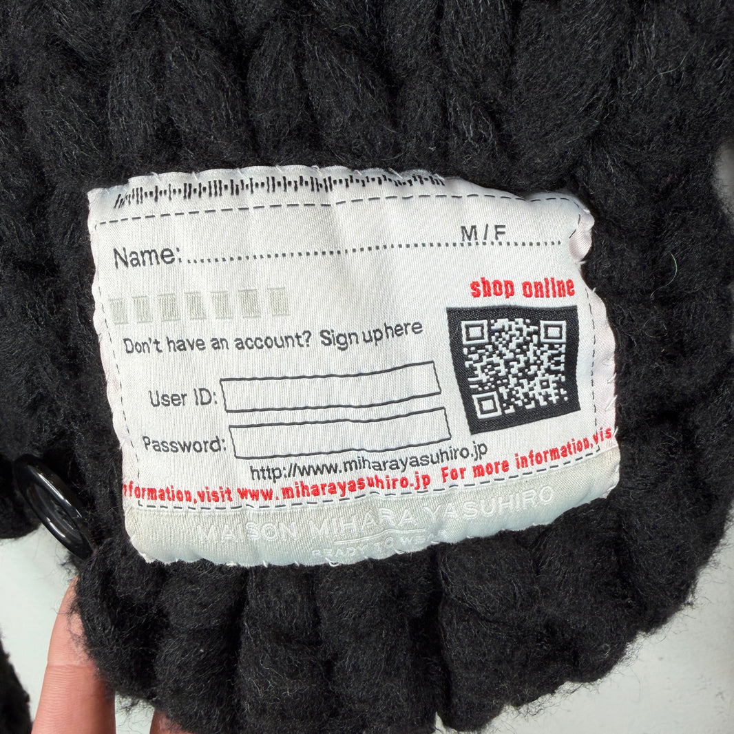 Maison Mihara Yasuhiro Knit Cropped Cardigan