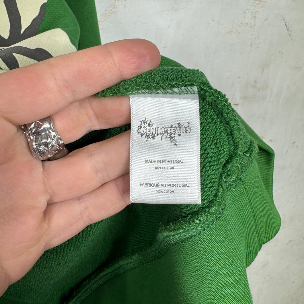 Denim Tears x CPFM Green Wreath Crewneck Sweater