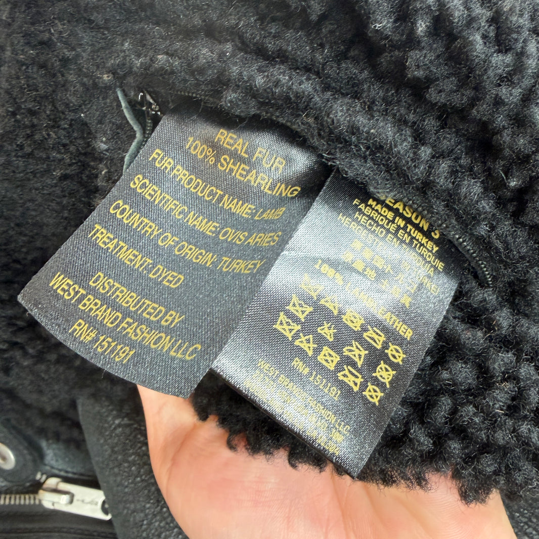 Yeezy Season 3 Shearling Lamb Leather Jacket