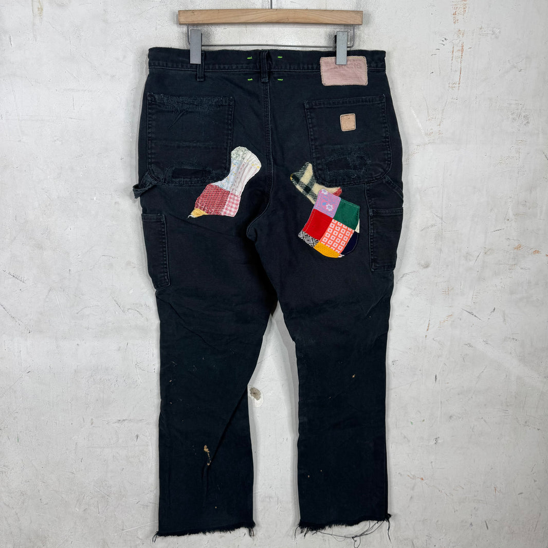 Better With Age Patchwork Carpenter Pants