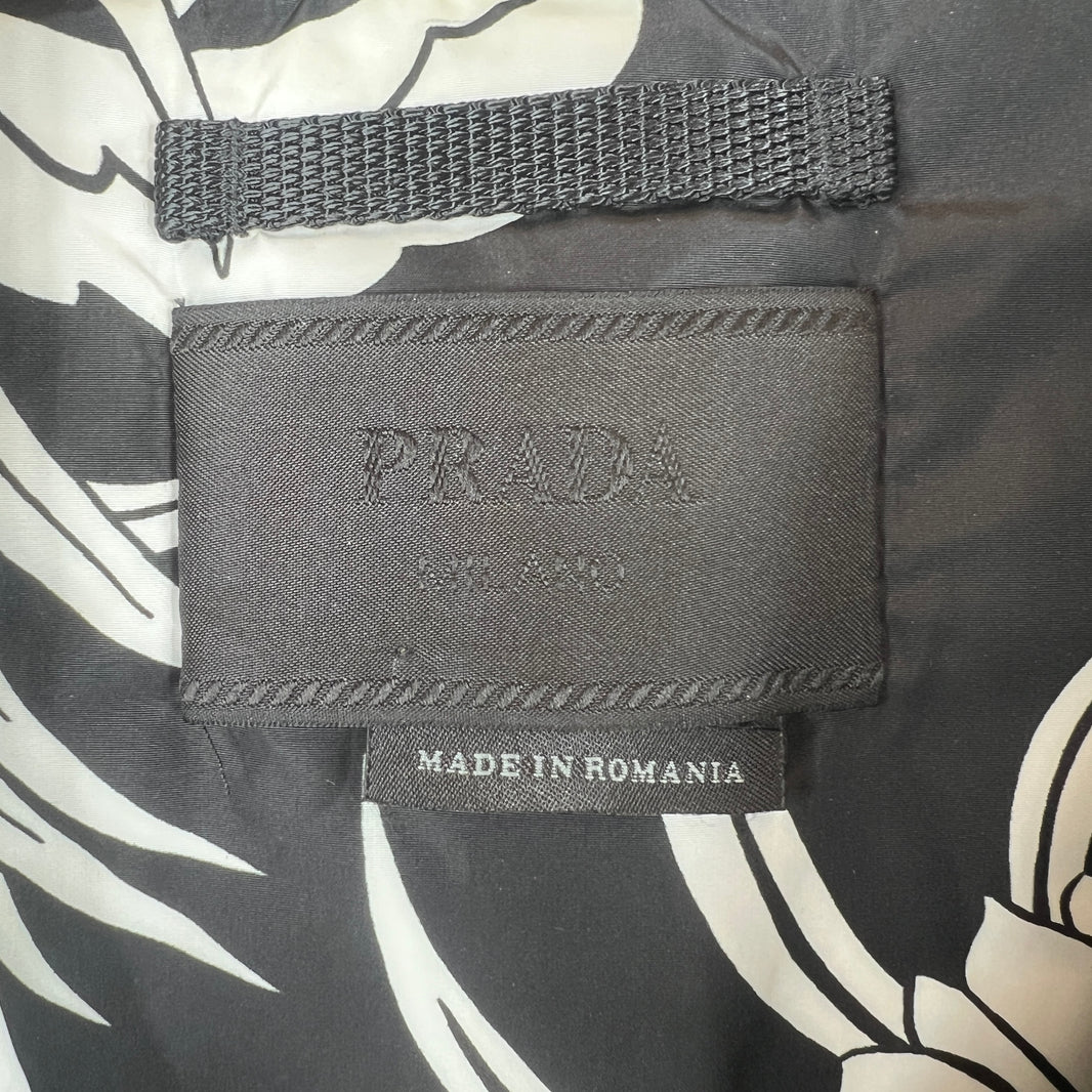 Prada Floral Flame Puffer Jacket