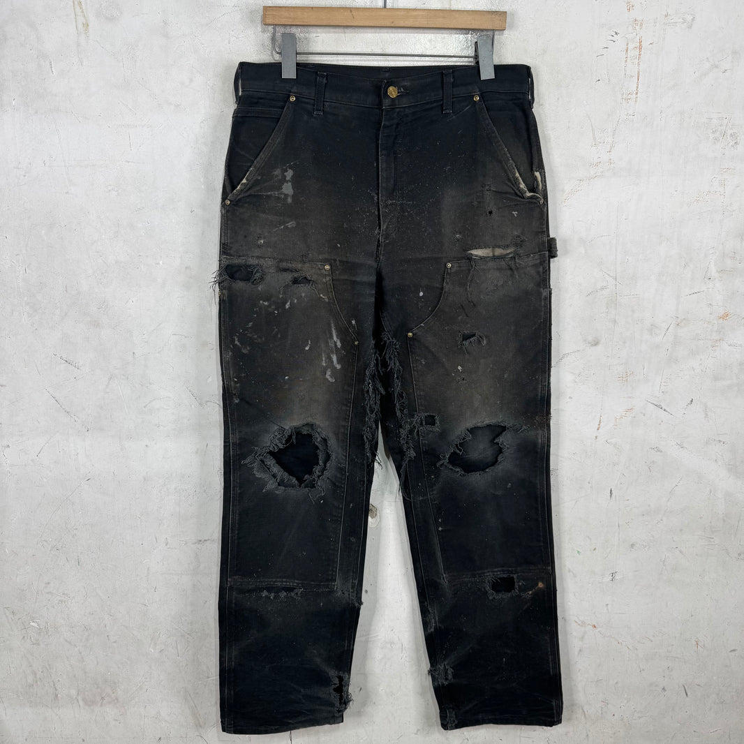 Carhartt Smoked Black Double Knees