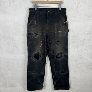 Carhartt Smoked Black Double Knees