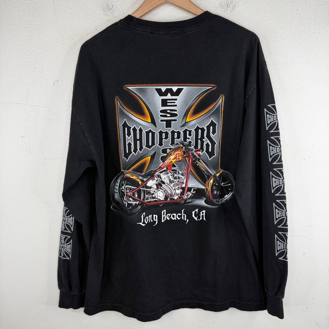 Vintage West Coast Choppers Motorcycle L/S T-Shirt
