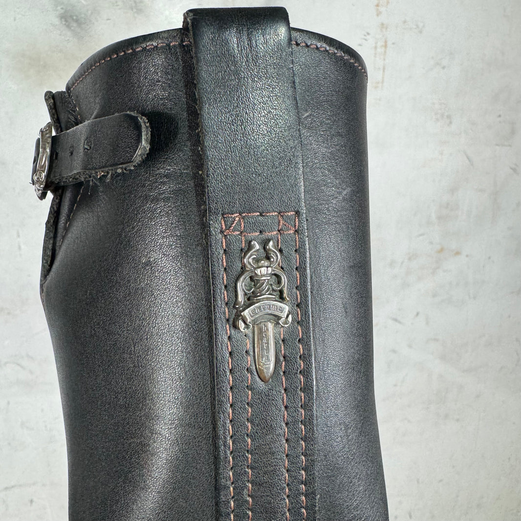 Chrome Hearts Wesco Harness Chained Engineer Boots