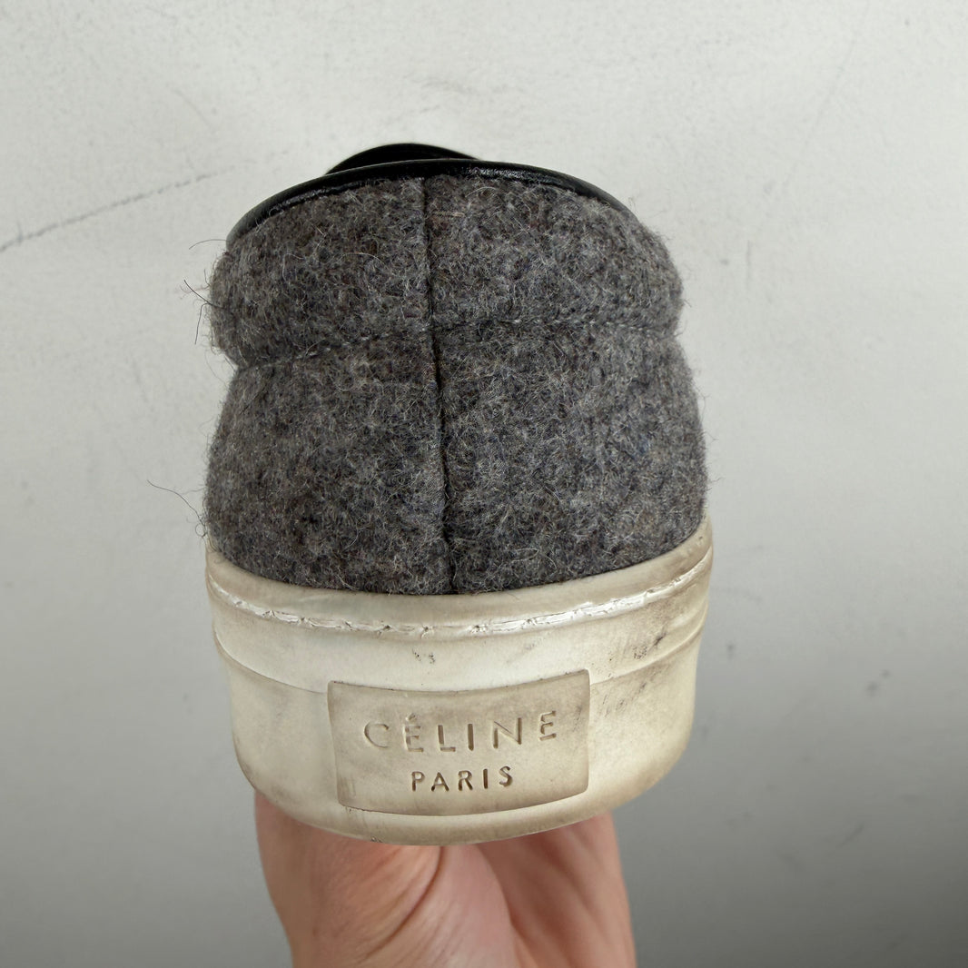 Celine Wool Slip On Sneakers