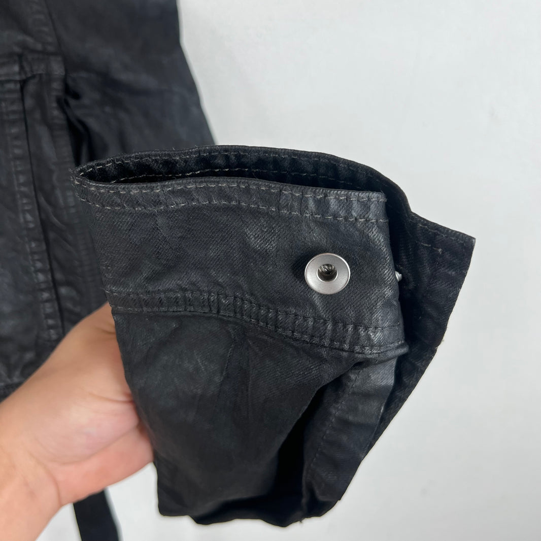 DRKSHDW Tec Trucker Waxed Denim Jacket