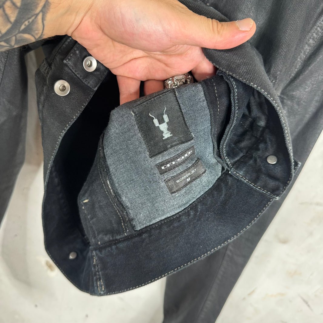 DRKSHDW Waxed Workers Jacket
