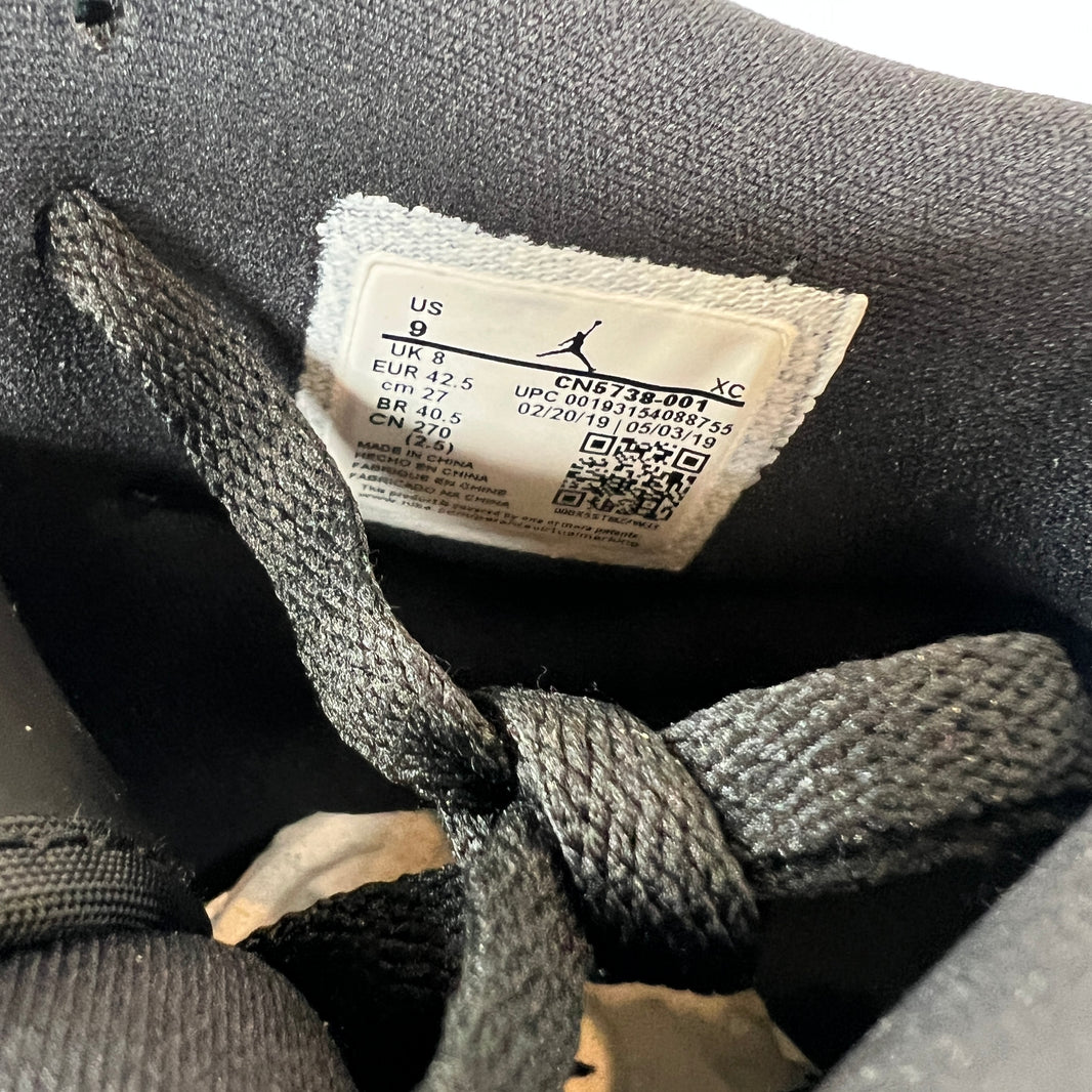 CDG Black Air Jordan 1 Sneakers