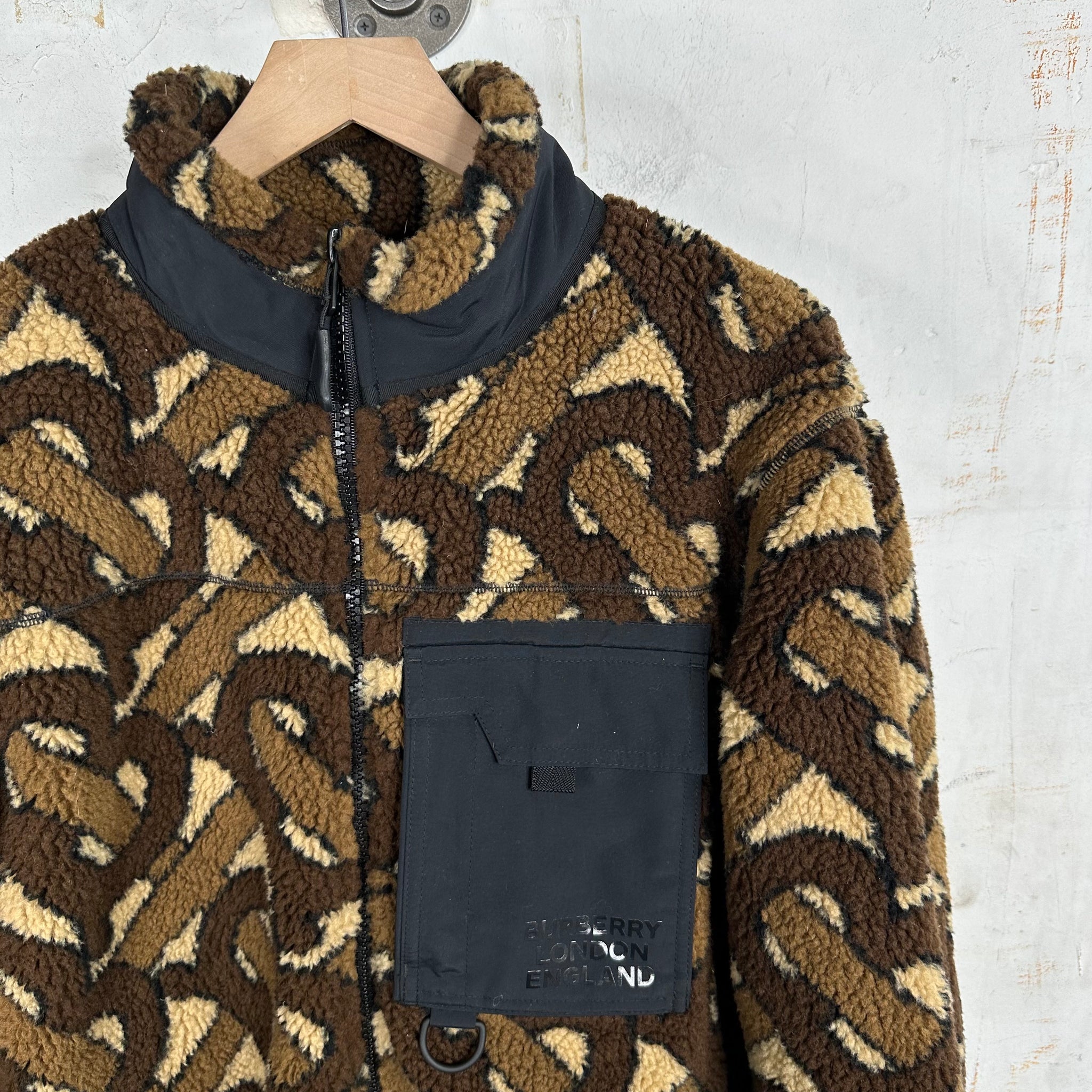 Burberry Monogram Fleece Jacket