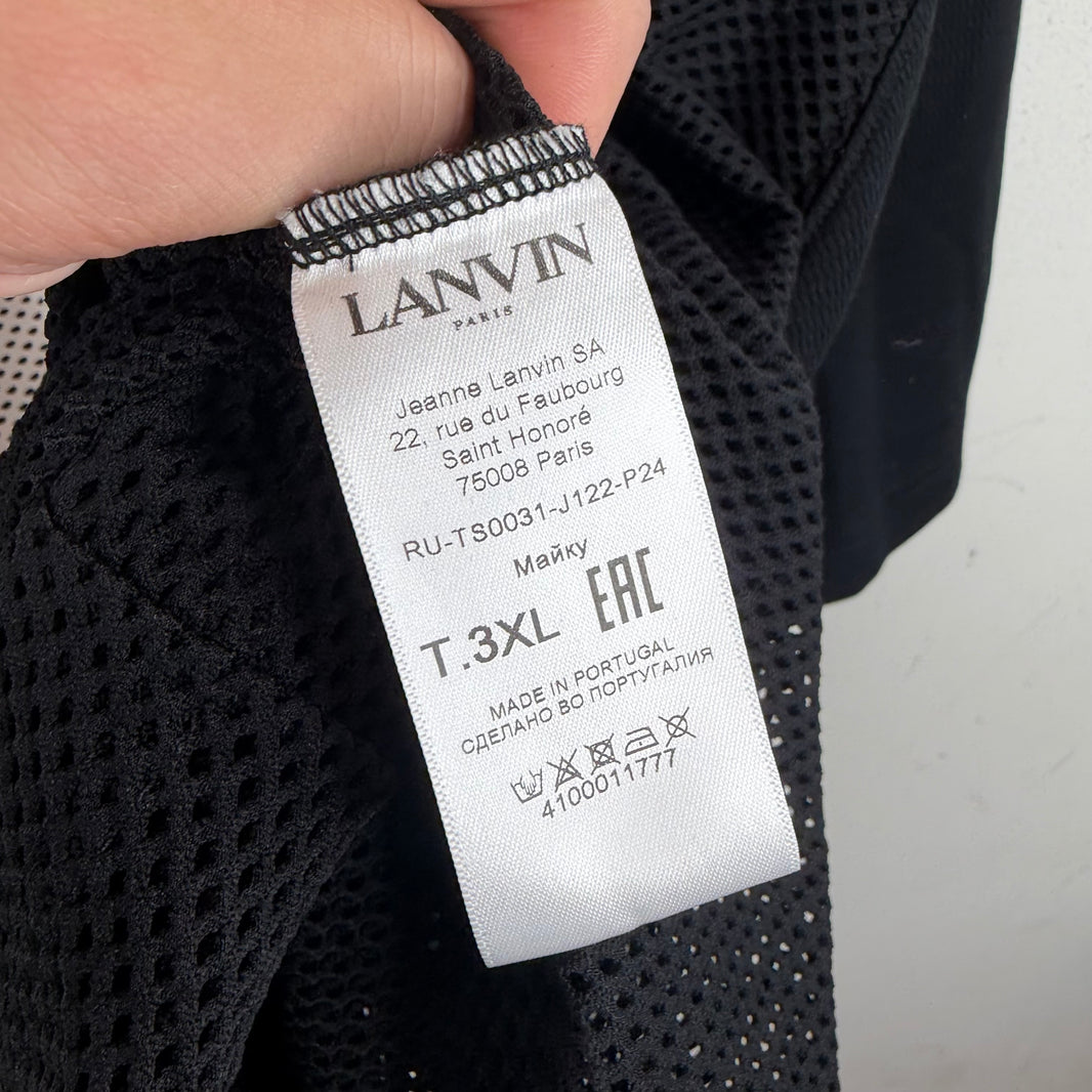 Lanvin Black Football Jersey