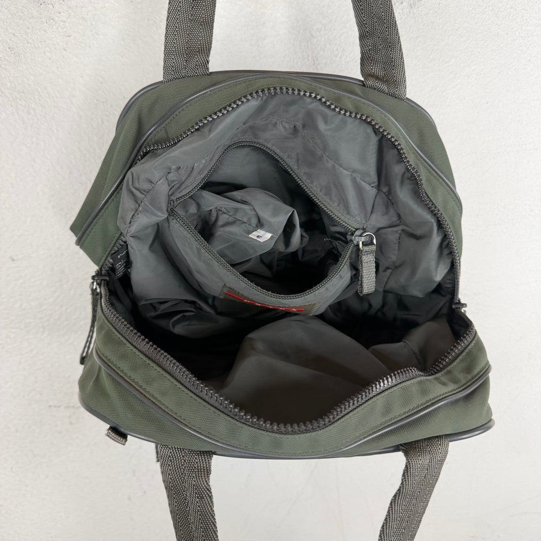 Prada Linea Rossa Olive Side Bag