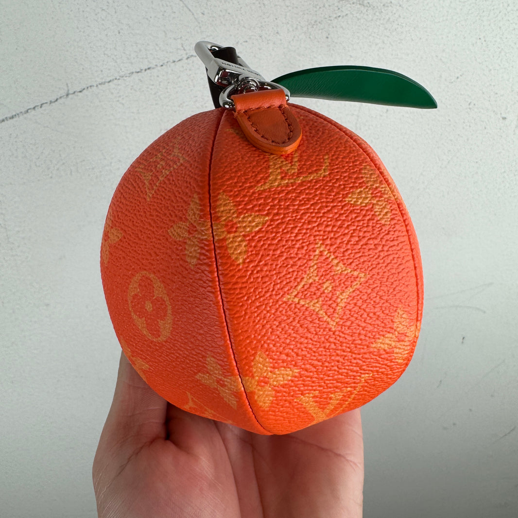 Louis Vuitton Orange Pouch Keychain