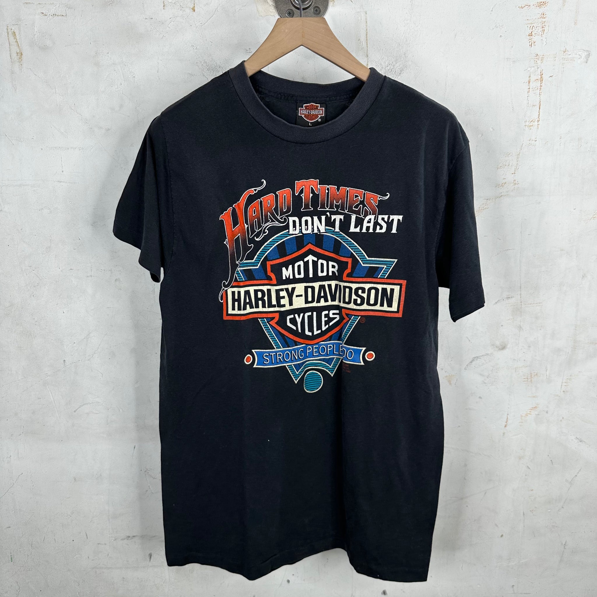 Vintage Harley Davidson Hard Times T-Shirt