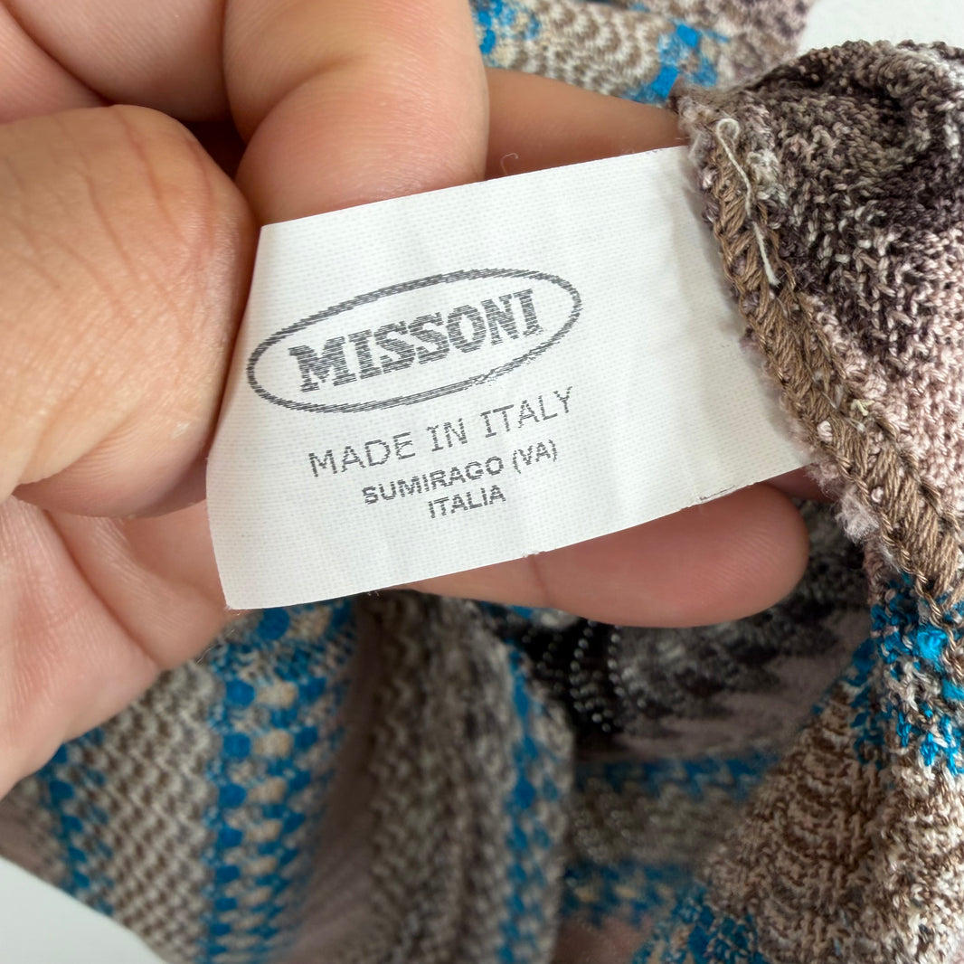 Missoni Multicolor Knit Polo T-Shirt