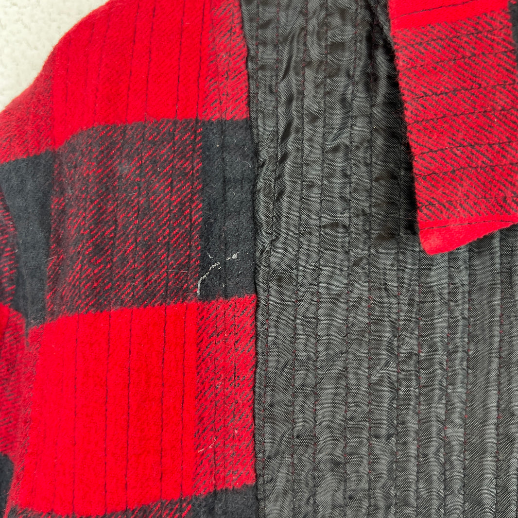 Craig Green Red Plaid Quilted Work Jacket