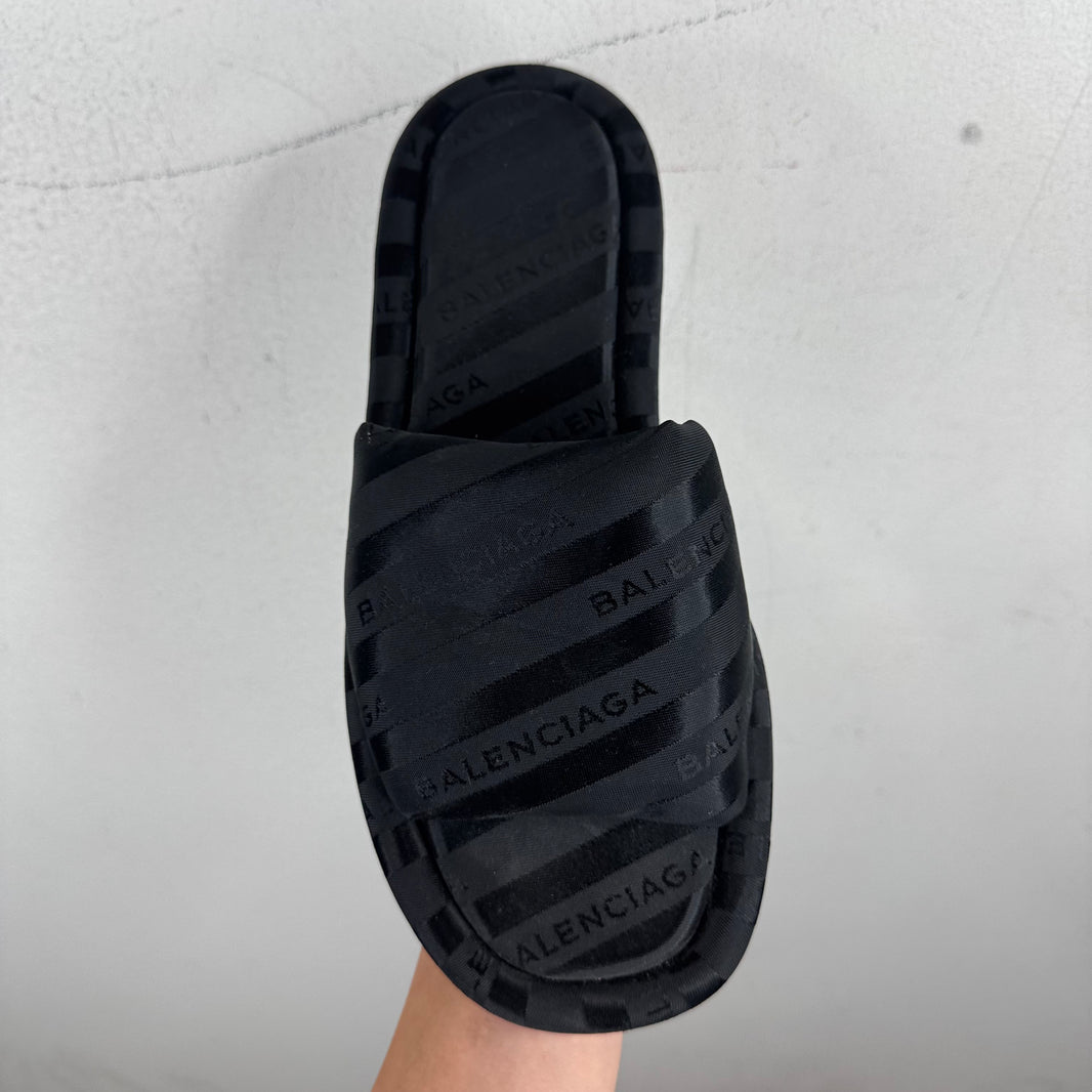 Balenciaga Diagonal Stripe Sandals