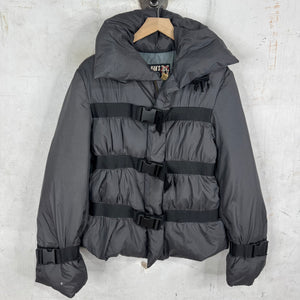 Jean Paul Gaultier Vintage Grey Bondage Puffer