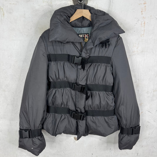 Jean Paul Gaultier Vintage Grey Bondage Puffer