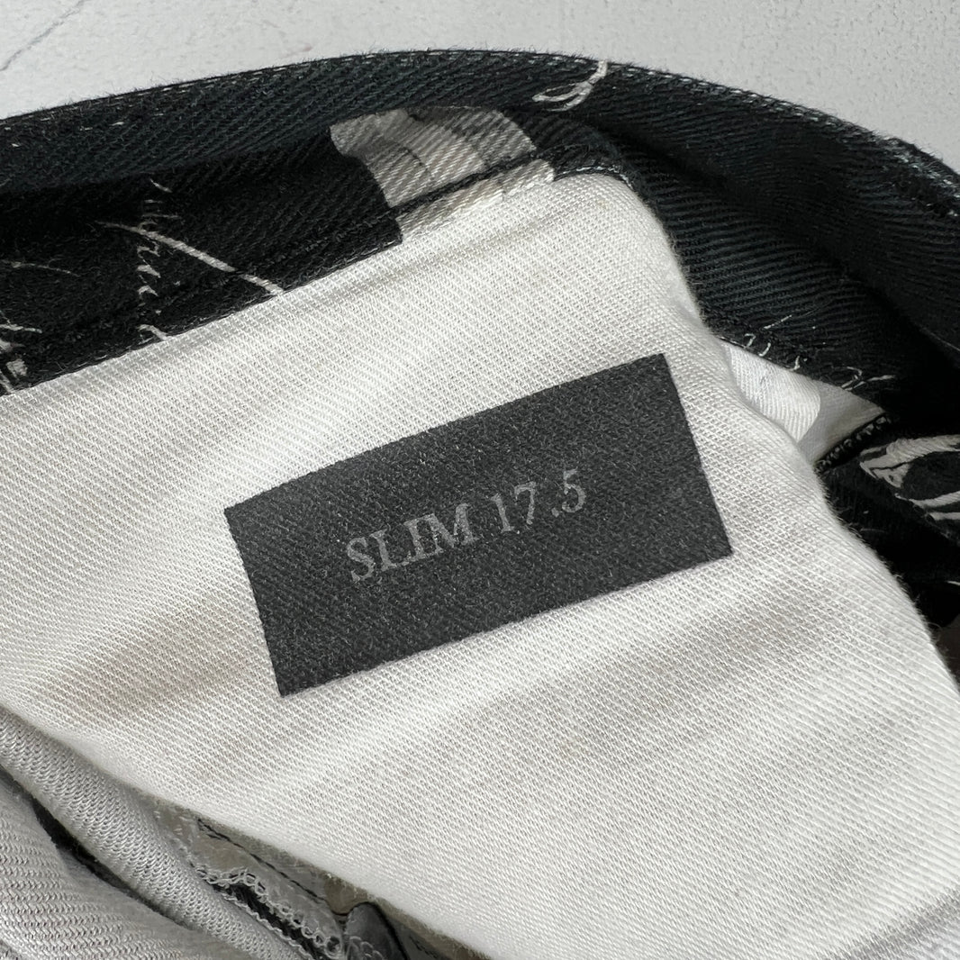 Dior Black Doodle Slim Denim Jeans