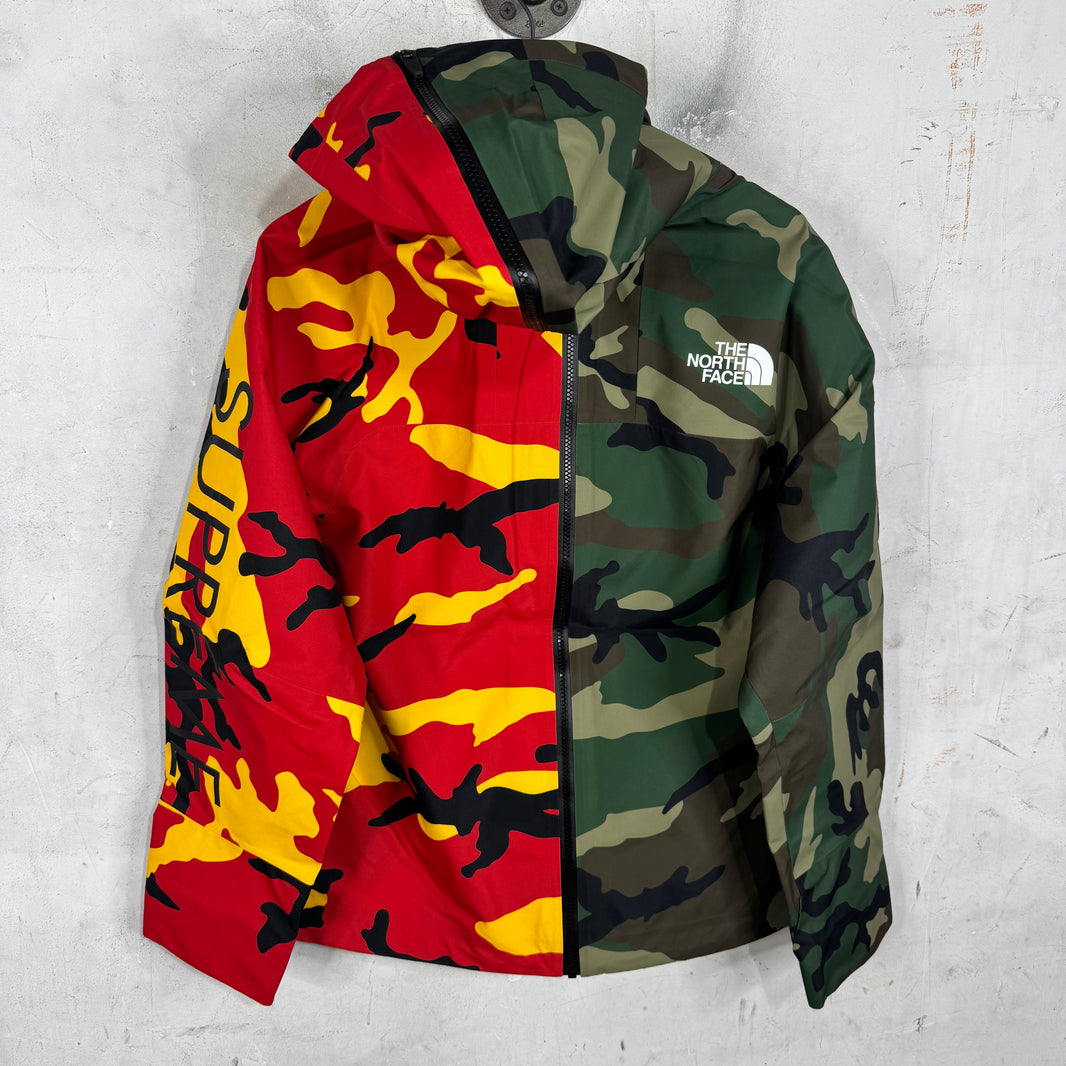 Supreme x TNF Split Camo Rain Jacket