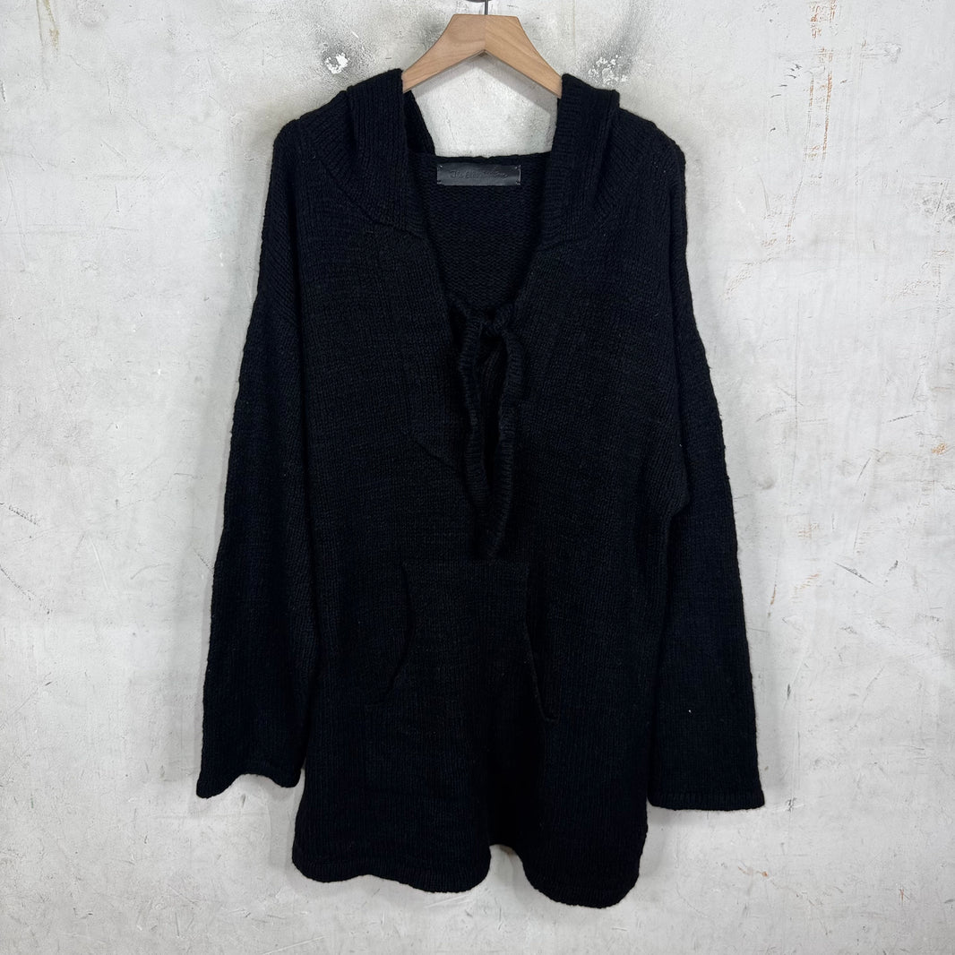 Elder Statesman Black Cashmere Baja Hoodie
