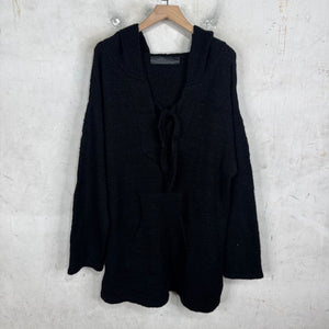 Elder Statesman Black Cashmere Baja Hoodie