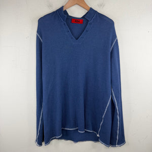 424 Blue Thermal Rugby