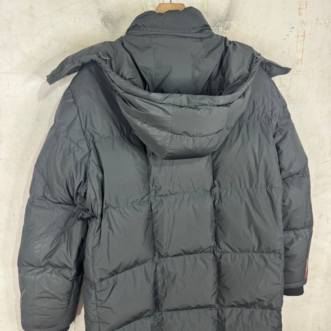 Prada Long Padded Nylon Jacket