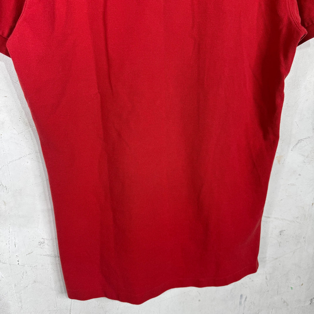 Ralph Lauren Red Sketched Crest Big Pony Polo